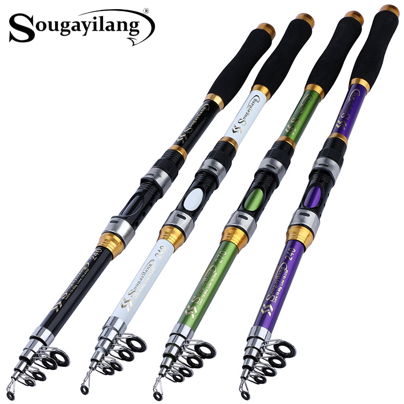 Fishing Rod Surf - Sougayilang 4 Colors Telescopic Fishing Rod