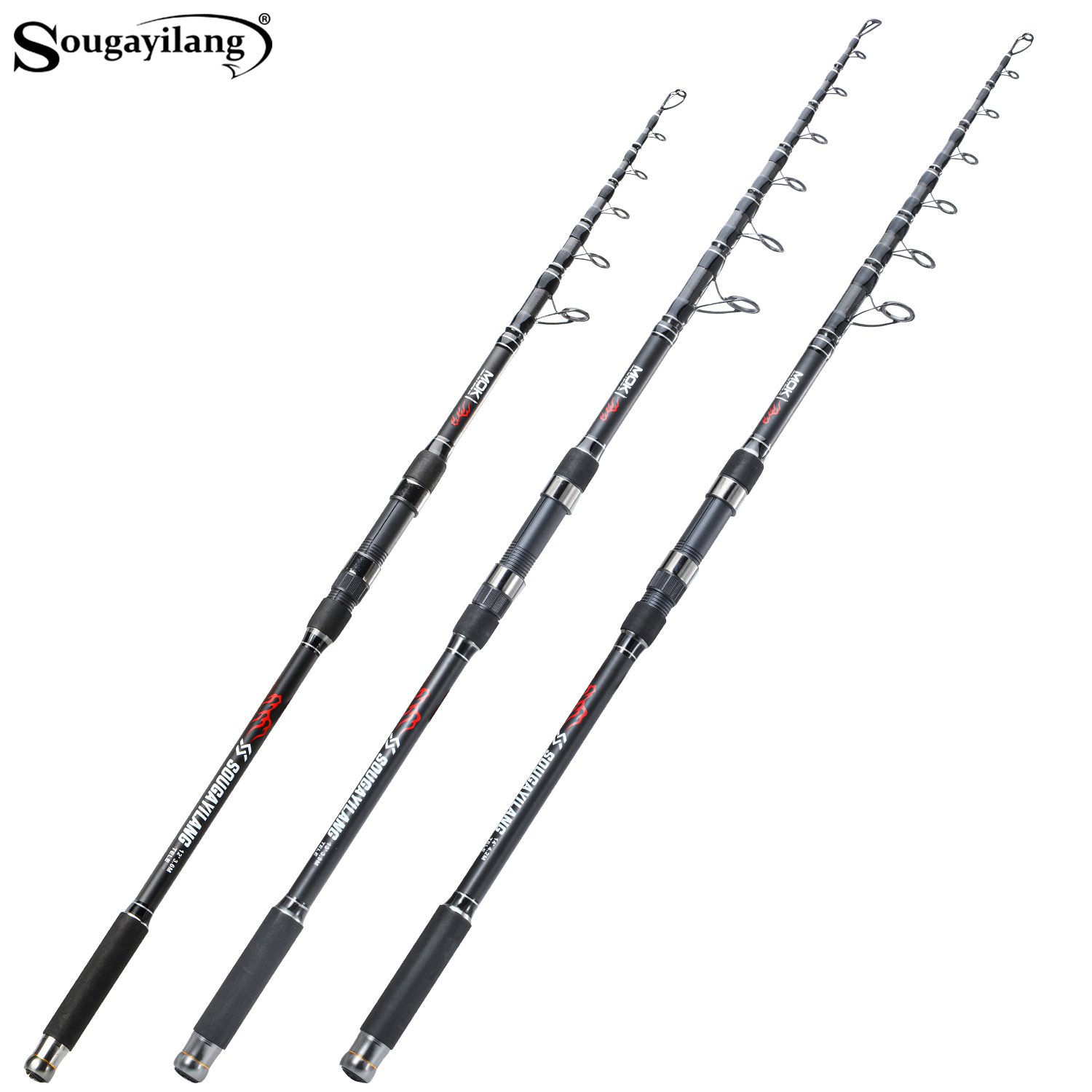 Sougayilang Telescopic Carp Ro - огляд і ціна Fishing Rod Surf