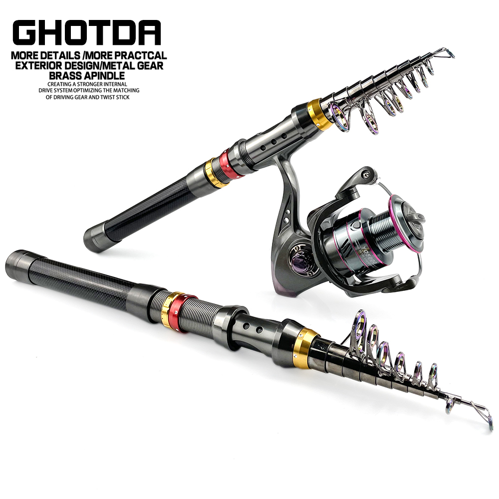 1.8-3.6m Carbon Fiber Spinning - огляд і ціна Fishing Rod Surf