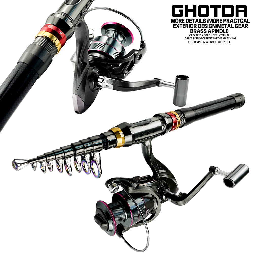 1.8-3.6m Carbon Fiber Spinning - огляд і ціна Fishing Rod Surf