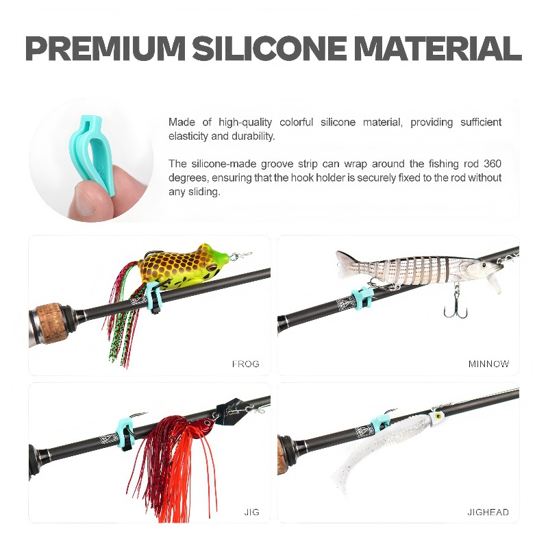 Silicone Lure Hanger Hook​ – U - огляд і ціна Fishing Rod Combo