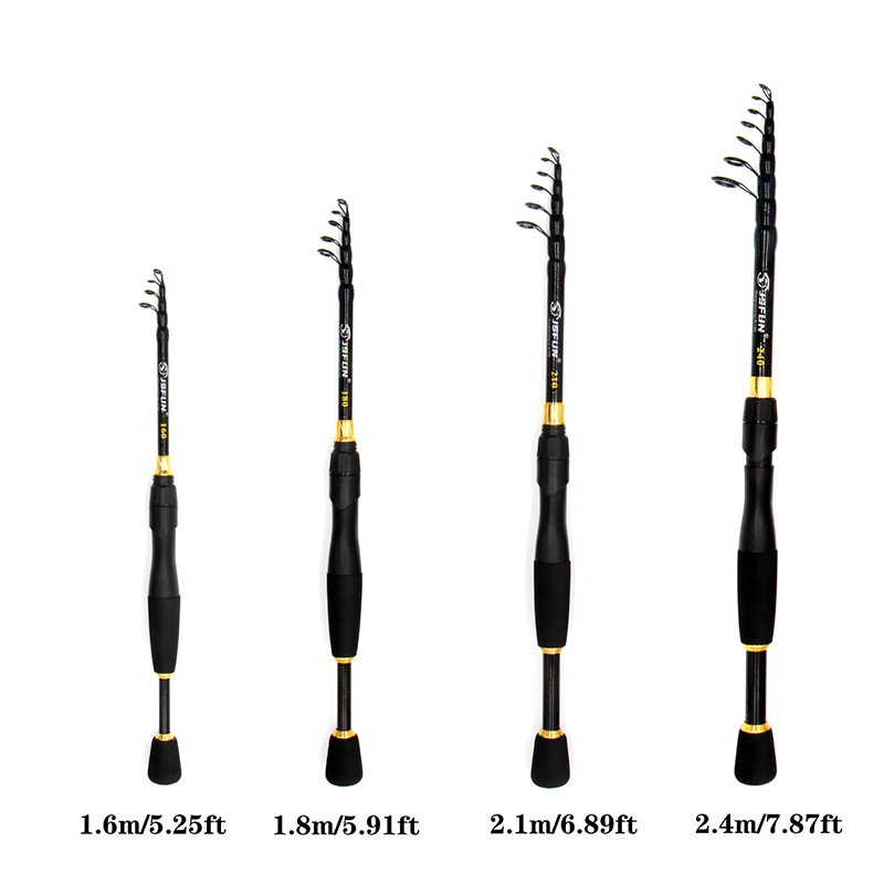 JSFUN Telescopic Fishing Rod   - огляд і ціна Fishing Rod Carbon Fiber