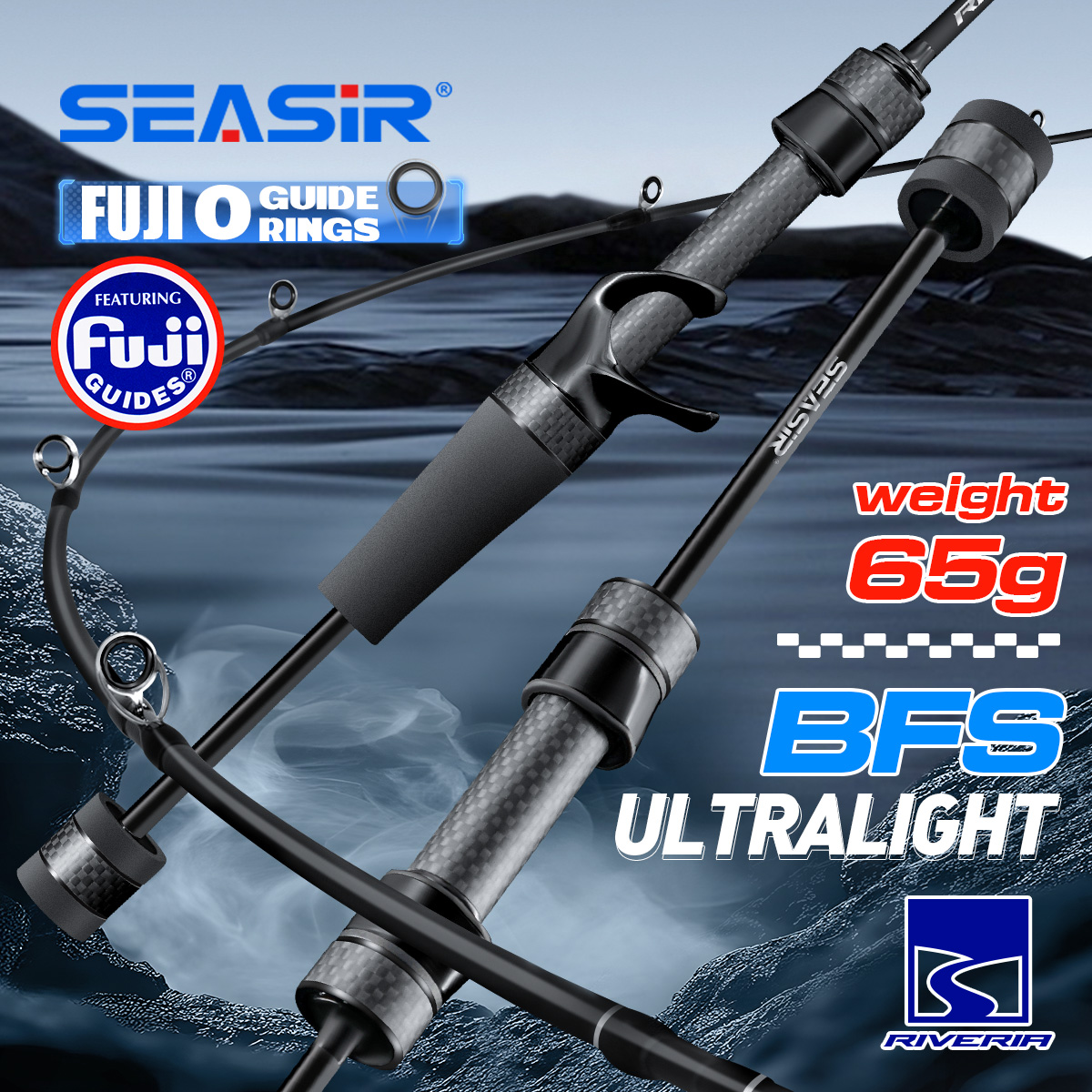 Seasir Riveria BFS Ultralight  - огляд і ціна Fishing Rod Ice