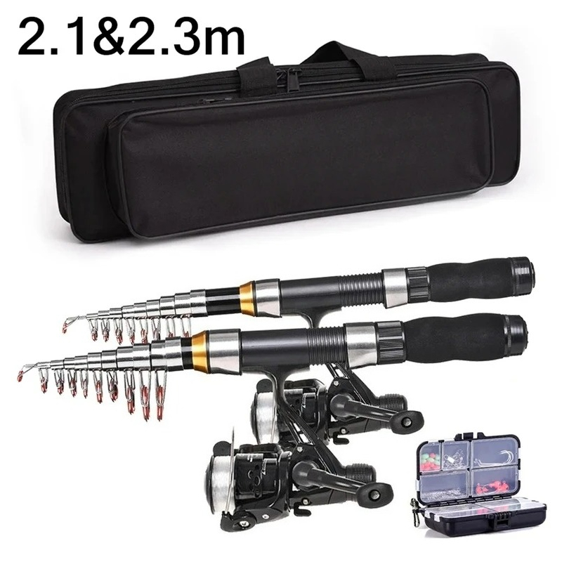 BRAVMAK 2.1/ 2.3 mTelescopic F - огляд і ціна Fishing Rod Carbon Fiber